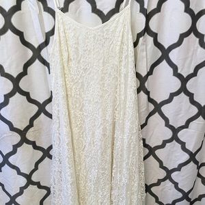 Torrid maxi dress | white | size 1